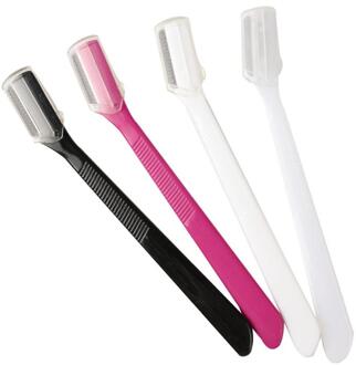 2 Stks/set Wenkbrauw Trimmer Haar Remover Facial Gezicht Scheermesjes Scheerapparaat Scherpe Draagbare Set Make-Up Tool Kit Vrouwen Scheerapparaat Blades kit