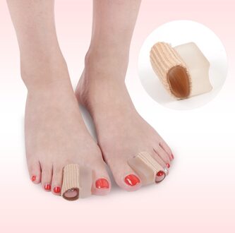 2 stks Siliconen Inlegzolen Hallux Valgus Teen Bone Valgus Pro Corrector Foot middenvoet Gel Voetverzorging Pedicure Orthesen Teen Separator