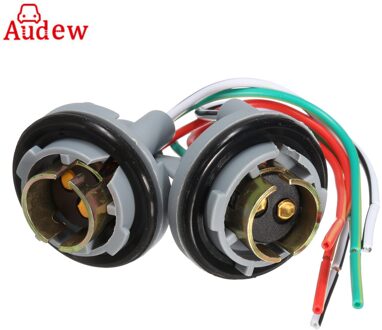 2 stks Turn Brake LED Lamp Sockets Connector Kabelboom Voor 1157 BAY15d Licht Base
