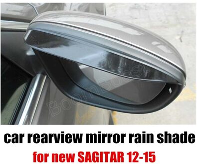 2 Stks voor SAGITAR 12-15 Auto Achteruitkijkspiegel Regen Schaduw Regenbestendig Blades Auto Terug Spiegel Wenkbrauw Regen Cover