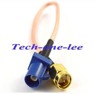 2 stuk 5.9 ''GPS Antenne Verlengkabel Fakra C Male naar SMA Stekker RG316 Actieve