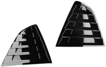 2 Stuk Achter Kwart Panel Raamstickers Cover Louvre Raam Ruit voor T-o-y-o -t-een Camry zwart