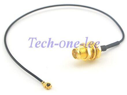 2 stuk/partij Mini PCI U. FL naar RP SMA connector Antenne WiFi Pigtail Kabel IPX naar RP-SMA Jack Mannelijke Pin Adapter Verlengsnoer