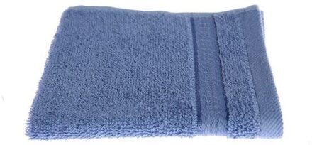 2 Stuk Trendy Handdoek 2X30X30 Turkse Handdoek Katoen En Turkse Weven Hand Gezicht Voet voor Gebruik blauw