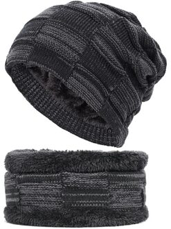 2 Stuk Winter Warme Muts Sjaal Set Warm Muts B