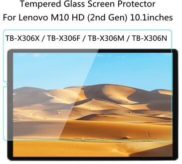 2 Stuks 0.3Mm 9H Gehard Glas Screen Protector Voor Lenovo Tab M10 Hd 2nd Gen 2 10.1 Tb-X306 Tablet Anti-kras Beschermfolie