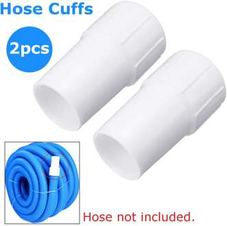 2 stuks 1.5 inch Vacuüm Slang Manchetten Zwembad Slang Connector Adapter fit Zuig Slang Schoonmaken Manchet Zwembad accessoires