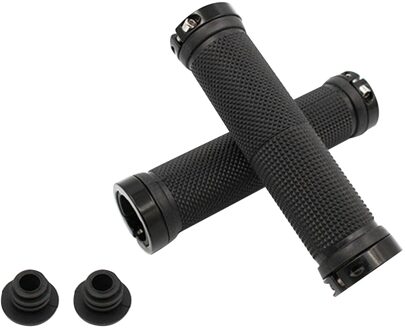 2 Stuks/1 Paar Mountain Road Cycling Bike Fiets Mtb Stuur Cover Grips Anti-Skid Rubber Anti-slip Handvat Grip Lock Bar End 01
