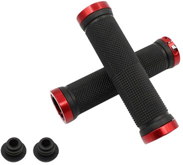 2 Stuks/1 Paar Mountain Road Cycling Bike Fiets Mtb Stuur Cover Grips Anti-Skid Rubber Anti-slip Handvat Grip Lock Bar End 02