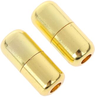 2 Stuks = 1 Paar Schoenveter Gesp Handig Tieless Kant Geen Stropdas Platte Schoenveters Platte Anker Lui Veters Gespen fit 2.5Mm Dik Goud