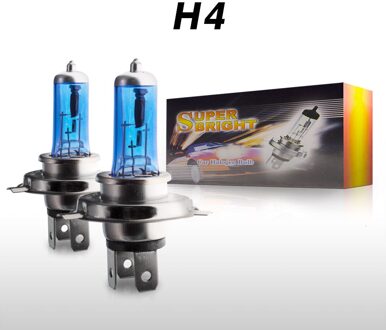 2 Stuks 100W 12V Halogeen Lamp Super Heldere White-6000K Mistlampen High Power Auto Koplampen Lamp Auto Licht bron Parkeergelegenheid H4