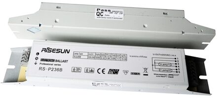 2 Stuks 110 V/220 V 50-60Hz 2X36W T8 2 Lamp Elektronische Ballast RS-EU236B RS-P236 110V