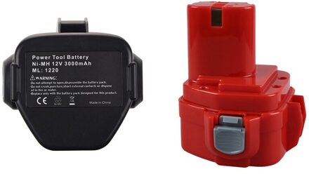 2 Stuks 12 Volt Ni-Mh Batterij Voor Makita 3.0 Ah 1233 1234 Met 2.0AH 12 V Power Tool Ni-cd Batterij Voor Makita 1220 1222