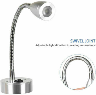 2 Stuks 12V Led Spot Reading Light Lamp Schakelaar Voor Camper Caravan Boot Rv Camper Truck Licht Led spot Wandlamp 1stk hose 1W