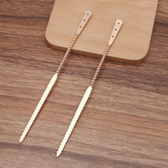2 Stuks 147Mm Gesneden Bloem Haarspelden Haar Sticks Hair Pin Naald Headwea Sieraden Bevindingen Diy Haarspelden Accessoires KC goud