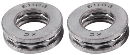 2 Stuks 15X28X9Mm 51102 Enkele Richting Stuwkracht Kogellagers