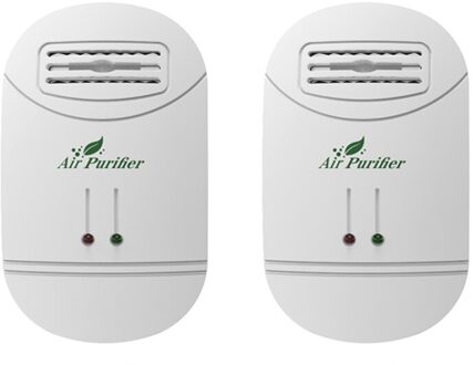 2 Stuks 2000W Luchtreiniger Huishoudelijke Negatieve Ionen Luchtreiniger Mini Air Fresh Purifier Freshener Stof Zuivering EU