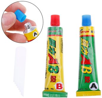 2 Stuks 20G Lijmen Multipurpose Lijmen Super Lijmen Een B Zwarte Vloeibare Epoxy Lijmen Voor Diy Ambachten Glas Telefoon case Metalen Stof