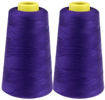 2 Stuks 2300 Yards Sterk En Duurzaam Naaigaren Voor Naaien Polyester Draad Kleding Naaibenodigdheden Accessoires Wit Zwart Marineblauw