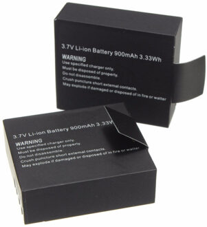 2 Stuks 3.7V 900Mah Oplaadbare Li-Ion Batterij Voor SJ4000 Wifi SJ5000 Wifi M10 SJ5000x Elite Goldfox Actie Camera