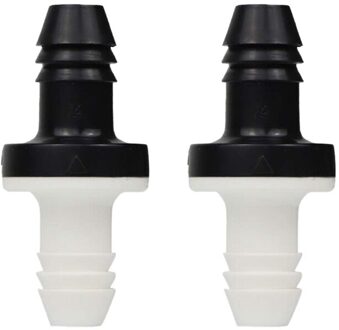 2 Stuks 3/8 Inch 10Mm Inline Abs Een Manier Water Non Return Terugslagklep Voor Brandstof Gas Vloeibare Lucht