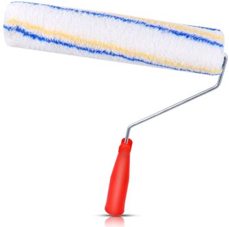 2 Stuks 300Mm Verf Roller Borstels Professionele Handheld Muur Penselen Schilderen Gereedschap