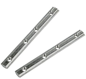 2 Stuks /3030/4040/4545 Aluminium Connector Lengte 100Mm/180Mm Innerlijke Voor Diy 3D Printer 30-M6 Length 180