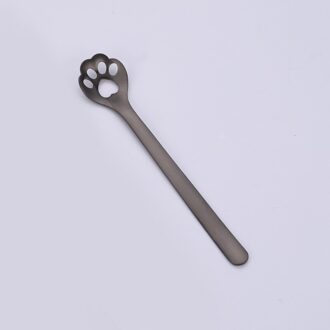 2 Stuks 304 Roestvrij Staal Koffie Lepel Kat Klauw Roeren Lepel Japanse En Koreaanse Dessert Lepel Milieuvriendelijk Servies Paars