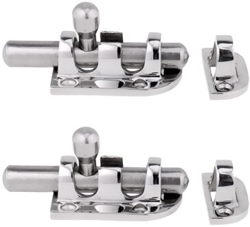 2 Stuks 316 Rvs Boot Barrel Bolt Marine Deur Venster Klink