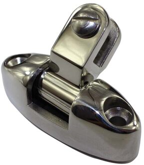 2 Stuks 316 Rvs Universele Dek Scharnier Bimini Top Dek Mounts 70Mm Spiegel Polish Voor Marine Boot Hardware onderdelen