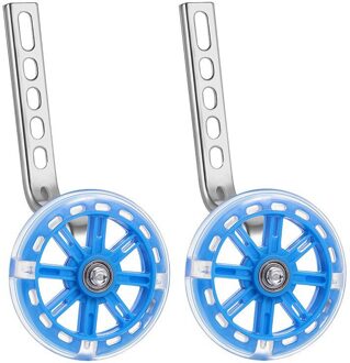 2 Stuks 4.5Inch Gloeiende Verstelbare Fiets Wielen Fiets Stabilizer Extra Training Wielen Voor Peuters Kinderen Kids