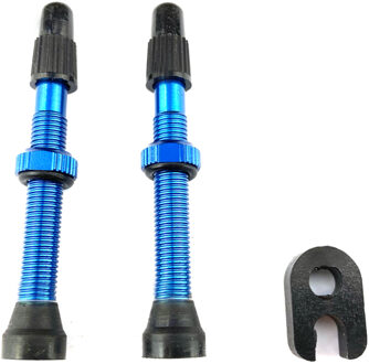 2 Stuks 40Mm Fietsband Valves Cnc Legering Stem Met Cap Tubeless Band Presta Waterdichte Fietsen Element Voor Mtb weg Mountainbike J 60mm