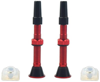 2 Stuks 40Mm Fietsband Valves Cnc Legering Stem Met Cap Tubeless Band Presta Waterdichte Fietsen Element Voor Mtb weg Mountainbike N 40mm