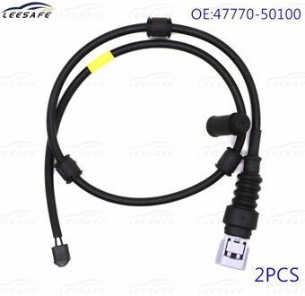 2 Stuks 47770-50100 Remblokslijtage Sensor Voor Lexus LS460 Ls F4 460 Awd Auto Brake Pad Dragen waarschuwing Contact Rear Disc 4777050100