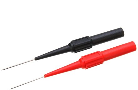 2 stuks 4mm Test Probe Roestvrijstalen Naald Tester Lead Probe Tip voor Multimeter Test Probes Naald