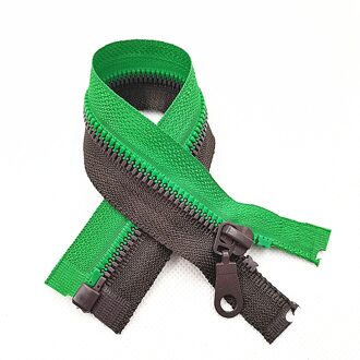 2 Stuks 5 #(25-70Cm) afneembare Hars Rits Opening Automatische Ecologische Locking Plastic Rits Voor Naaien Pak 40cm