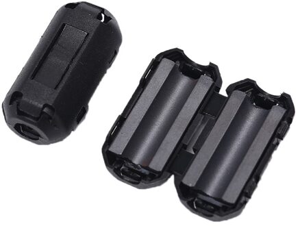2 Stuks 5 Mm Clip-On Ferriet Filter Ring Core Voor Digitale Kabels Rfi Emi Noise Suppressor Actieve Componenten filters Kabel Protector