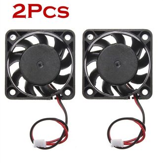 2 Stuks 5V Mini Mooie Cooling Computer Fan-Kleine 40Mm X 10Mm Dc Borstelloze 2-pin Cooling Computer Fan 40X40X10Mm Fan