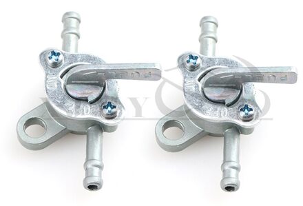 2 Stuks 6Mm Motorfiets Scooter Benzinekraan Gas Benzine Klep Brandstoftank Schakelaar Motor Mini Auto Key Ring Op off