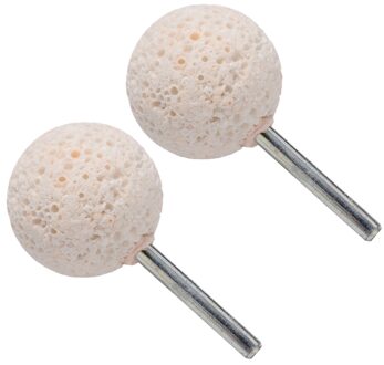 2 stuks 6X40Mm Slijpschijf met Handgrepen, Autoband Slijpen Hoofd, Rubber Oppervlak Polijsten Hoofd