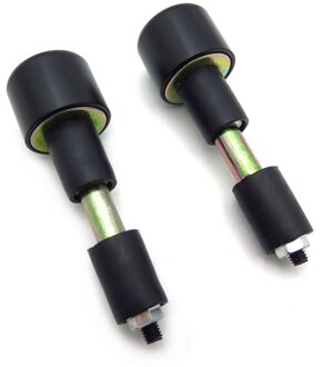 2 Stuks 7/8 "22Mm Cnc Motorfiets Handle Bar Ends Plug Grips End Cap Anti-Vibratie Zwart Aftermarket Motorfiets Onderdelen