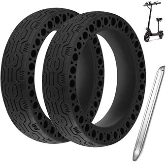 2 Stuks 8.5 Inch Elektrische Scooter Duurzaam Anti-Explosie Tubeless Effen Tire Voor Xiaomi Mijia M365/Ninebot