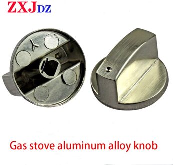2 stuks 8mm universele gasfornuis gasfornuis contactslot zinklegering knop metalen knop kachel accessoires rechts 45 graden