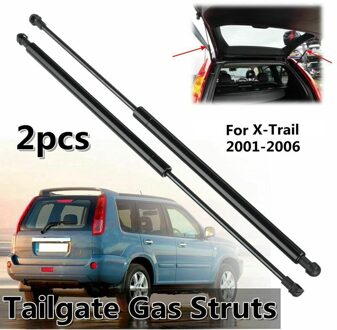 2 Stuks Achterklep Kofferbak Boot Gasveren Ondersteuning Lente Carbon Staal 90450-8H31A Voor Nissan X-Trail 2002-2007