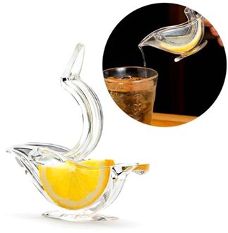 2 Stuks Acryl Citroen Clip Handleiding Transparante Fruit Juicer Abs Boot Vorm Squeeze Fruit Thuis Kitchen Tools