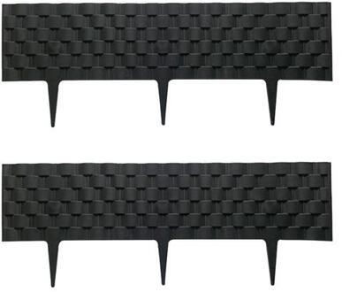 2 Stuks Afneembare Plastic Hek Tuin Outdoor Bruiloft Decoratie Hek Weven Rotan Terrassen En Tuin Randen Decoratieve