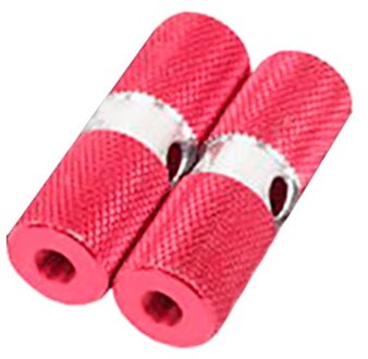 2 Stuks Aluminium Fiets Pedalen Fiets Pedalen As Foot Rest Pinnen Anti-Slip Achter Voeten Pedalen Voor bmx Mountain In Voorraad Rood