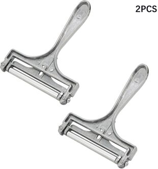 2 Stuks Aluminium Kaasschaven Verstelbare Rasp Schaafmachine Boter Anti-aanbak Kaas Boter Cutter Voor Thuis Keuken Snijden Tool
