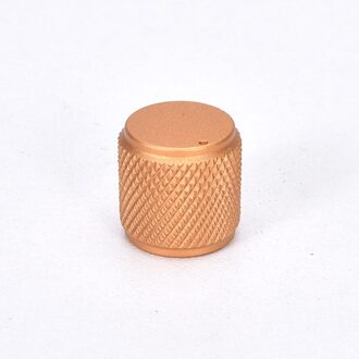 2 Stuks Aluminium Knop Cilindrische Gekartelde Audio Systeem Diy Knoppen Diameter 15Mm Hoogte 15Mm (Goud Zilver zwart Rood)