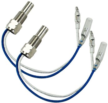 2 Stuks Auto 1/8 Npt Olie Water Temperatuur Temp Gauge Corrosiebestendigheid 2 Draad Sensor Auto Vervangende Onderdelen